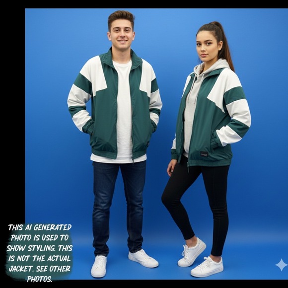 Adidas Equipment BOLD ADV 91 18 Track Jacket Teal White Mens Medium Full Zip - Picture 3 of 8